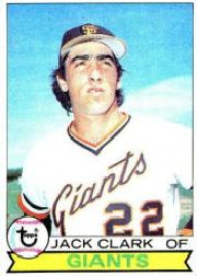 1979 Topps Baseball Cards      512     Jack Clark